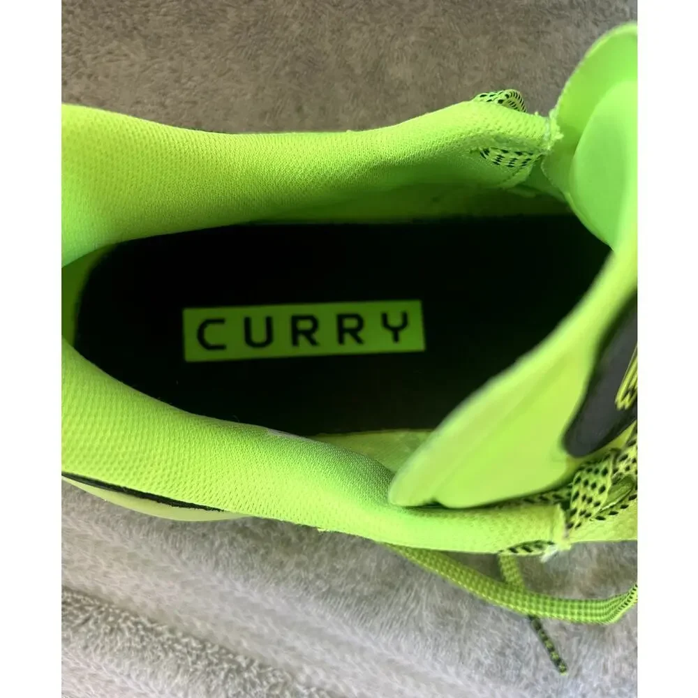 Under Armour Curry Flow 12 Extraterrestrial lime sneakers, Men's size 10